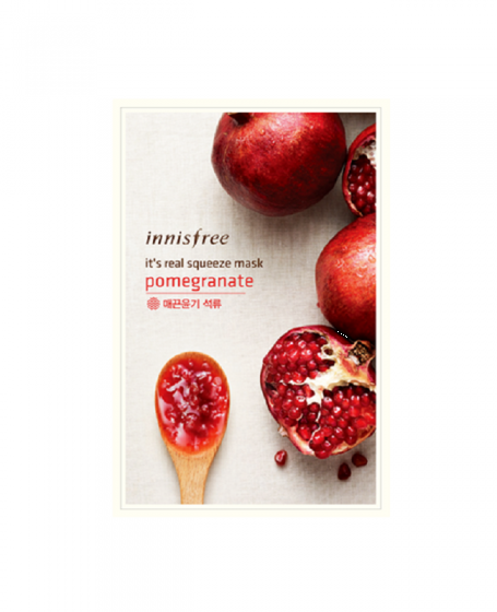 INNISFREE IT'S REAL SQUEEZE MASK POMEGRANATE