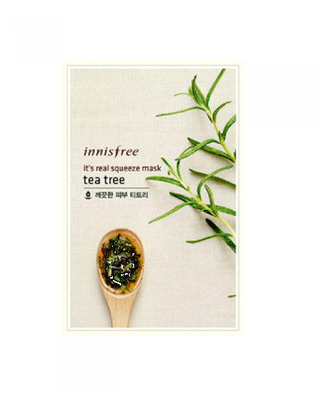 INNISFREE IT'S REAL SQUEEZE MASK TEA TREE